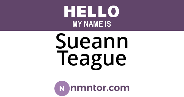 Sueann Teague