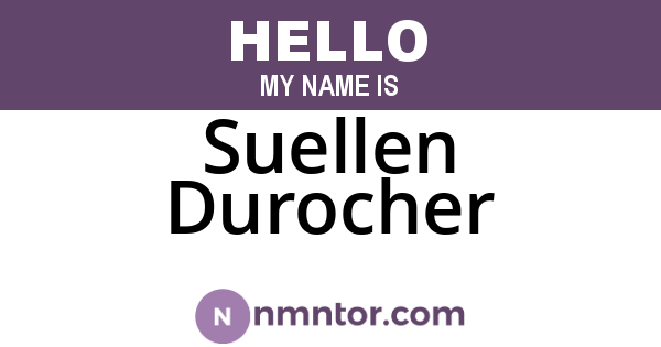 Suellen Durocher