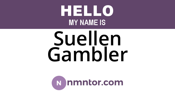 Suellen Gambler