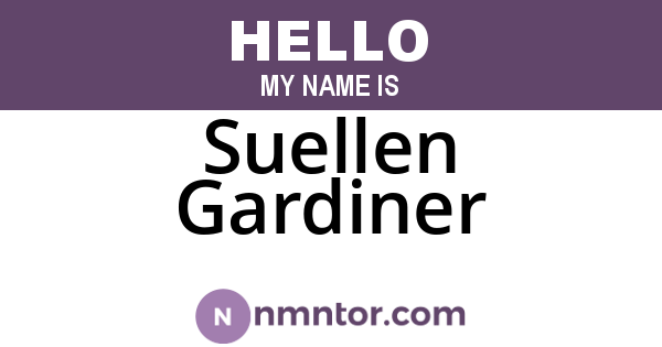 Suellen Gardiner