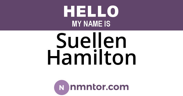 Suellen Hamilton