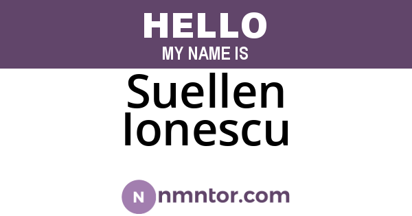 Suellen Ionescu