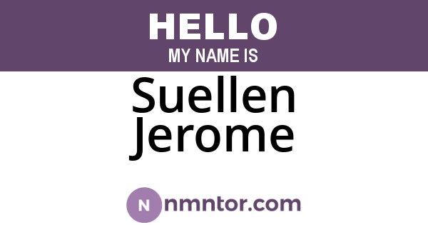 Suellen Jerome