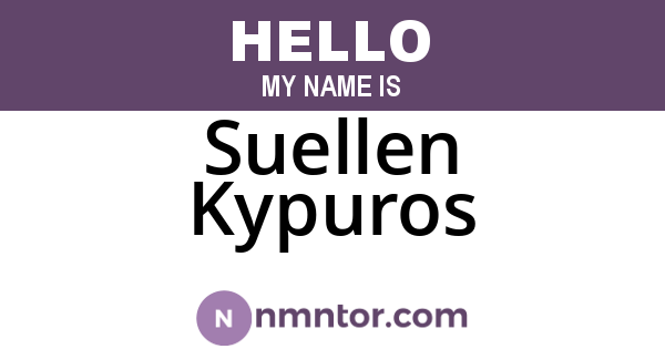 Suellen Kypuros