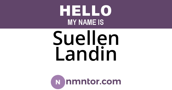 Suellen Landin