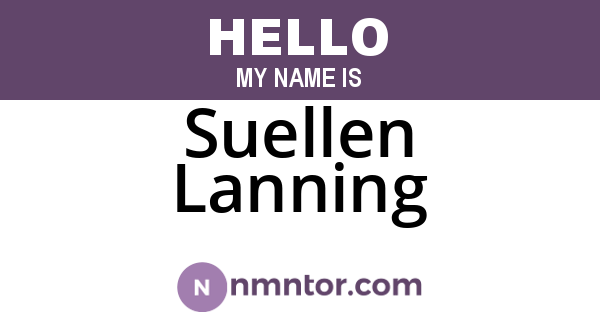 Suellen Lanning