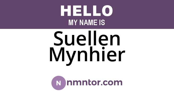 Suellen Mynhier