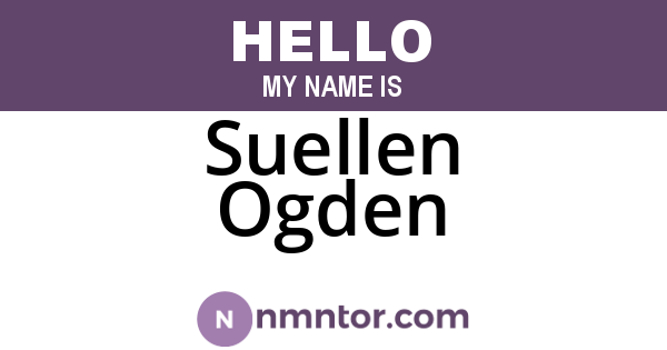 Suellen Ogden
