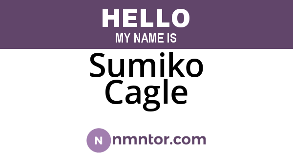 Sumiko Cagle