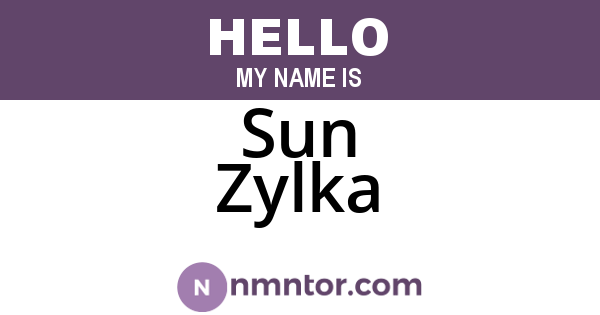 Sun Zylka