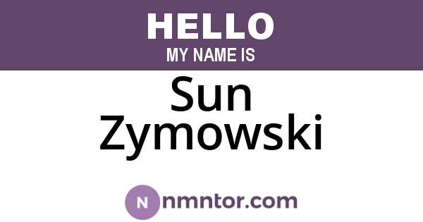 Sun Zymowski