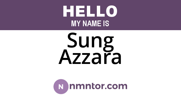 Sung Azzara