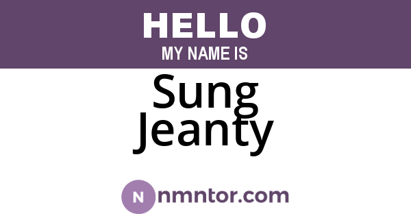 Sung Jeanty