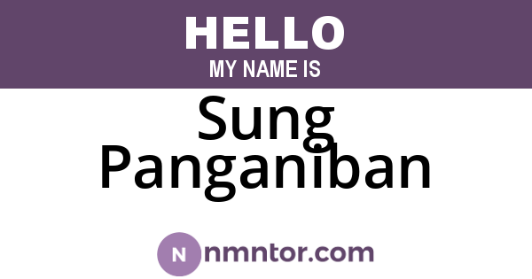 Sung Panganiban