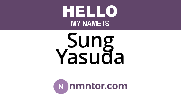 Sung Yasuda