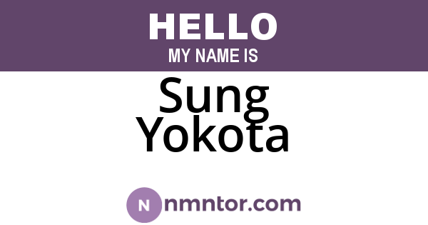 Sung Yokota