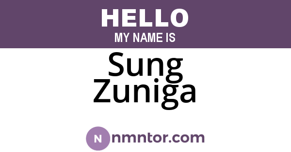 Sung Zuniga