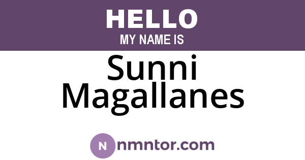 Sunni Magallanes