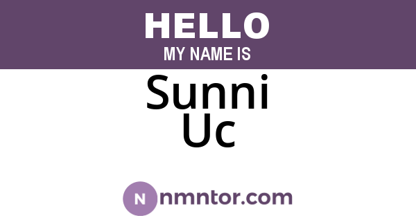 Sunni Uc