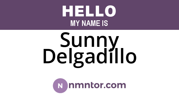Sunny Delgadillo