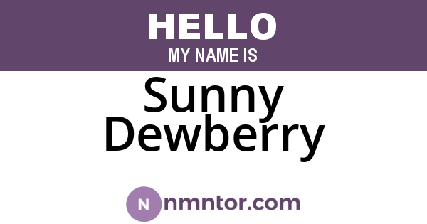 Sunny Dewberry