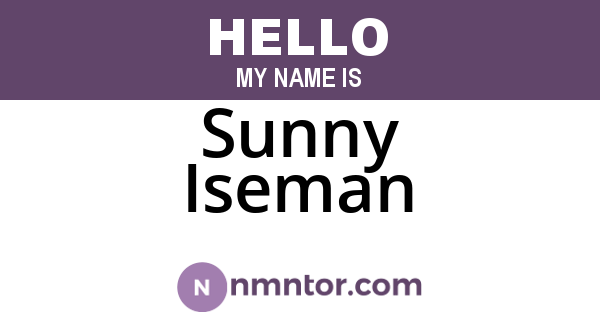 Sunny Iseman
