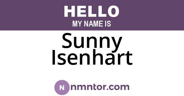 Sunny Isenhart
