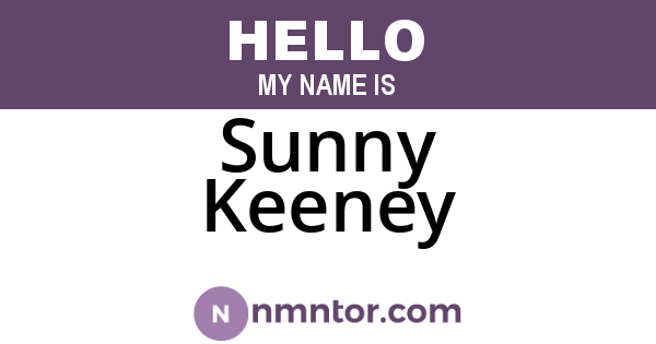 Sunny Keeney