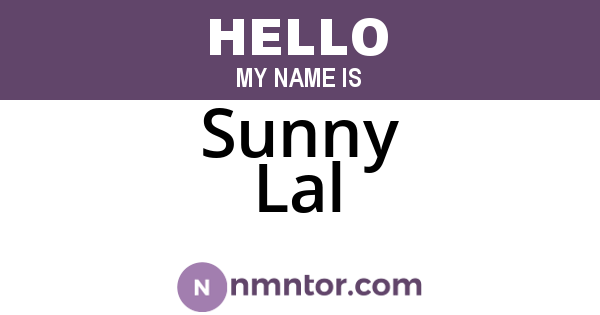 Sunny Lal