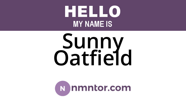 Sunny Oatfield