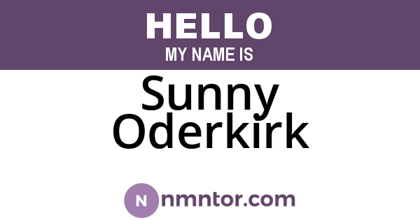 Sunny Oderkirk