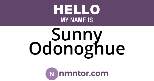 Sunny Odonoghue