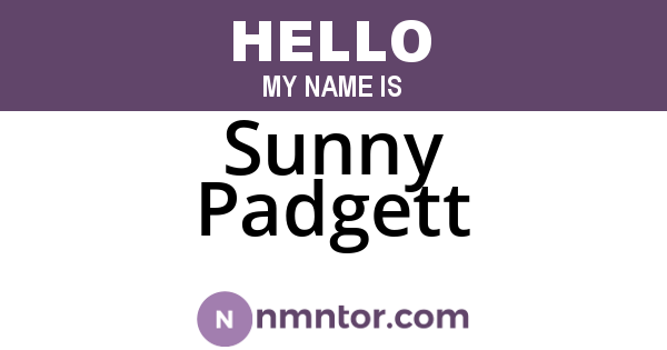 Sunny Padgett