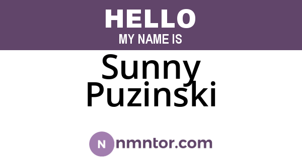 Sunny Puzinski