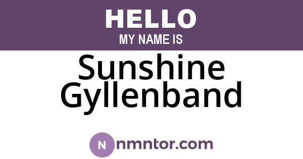 Sunshine Gyllenband