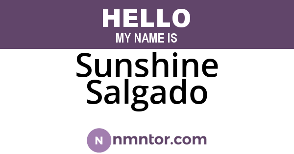Sunshine Salgado
