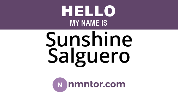 Sunshine Salguero