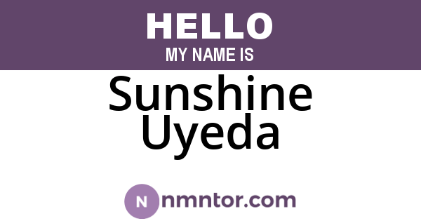 Sunshine Uyeda