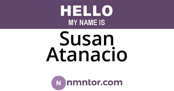 Susan Atanacio
