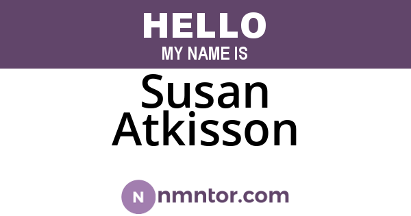 Susan Atkisson