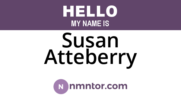 Susan Atteberry