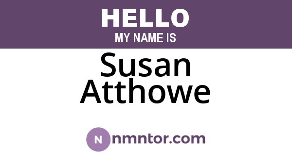 Susan Atthowe