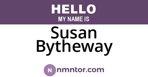 Susan Bytheway