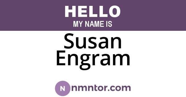 Susan Engram