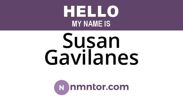 Susan Gavilanes