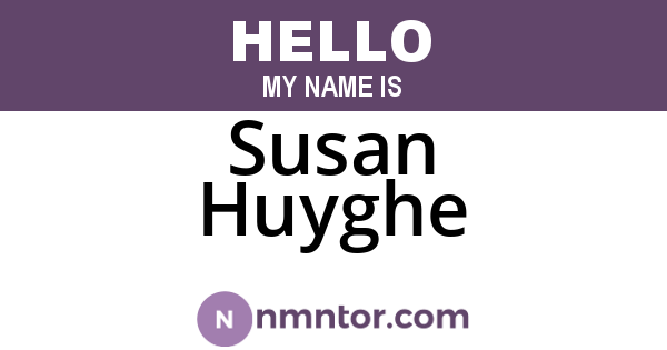 Susan Huyghe