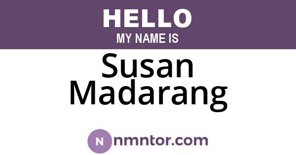 Susan Madarang
