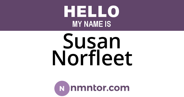 Susan Norfleet