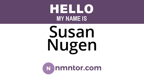 Susan Nugen