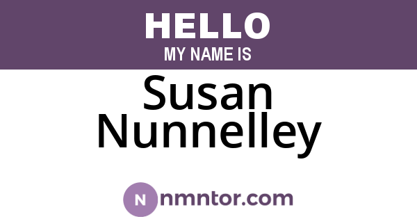 Susan Nunnelley